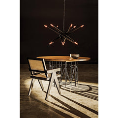 Lex Chandelier, Black Steel