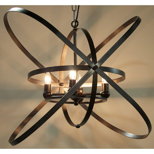 Sassari Pendant, Black Steel-Noir Furniture-Blue Hand Home