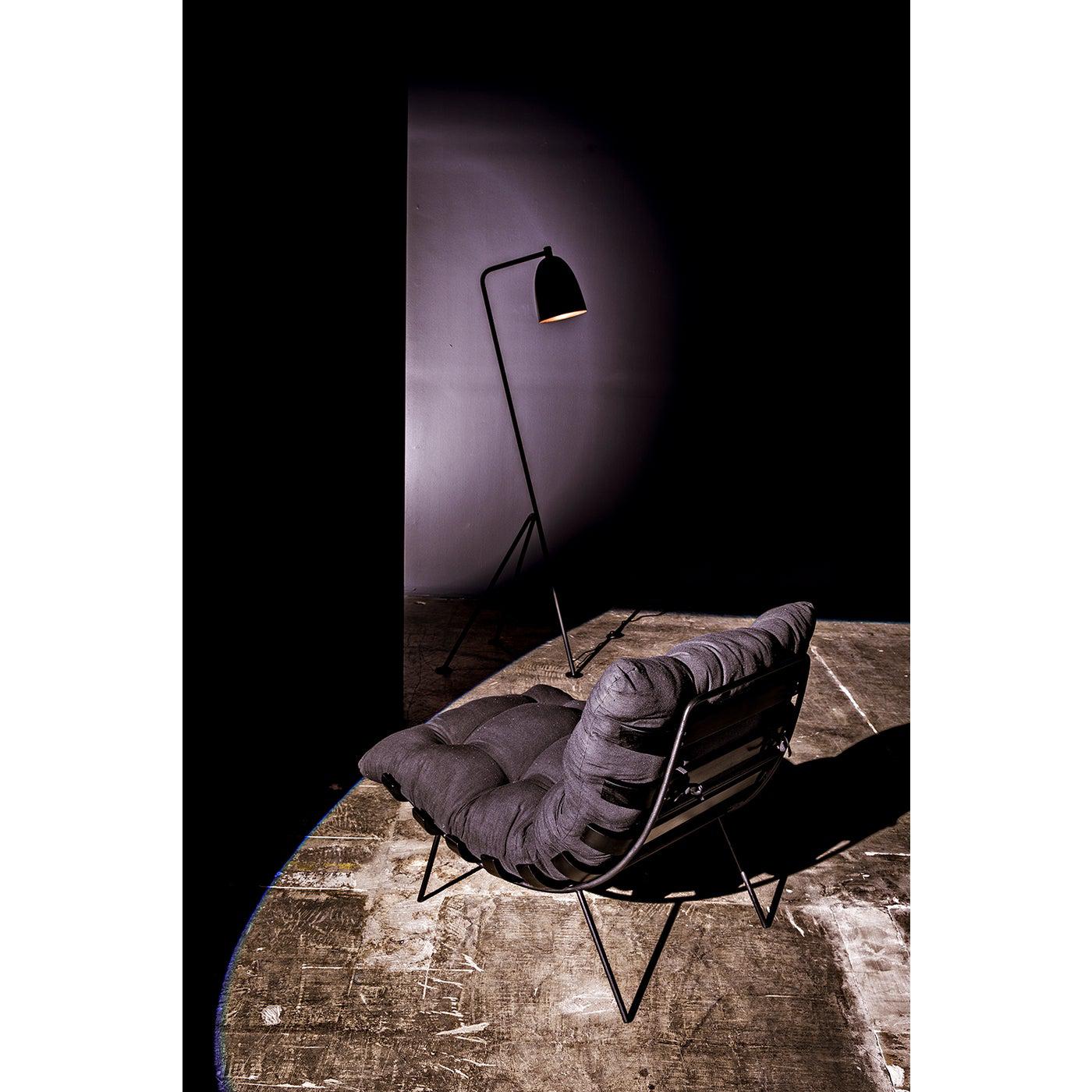 Asti Floor Lamp, Black Steel-Noir Furniture-Blue Hand Home
