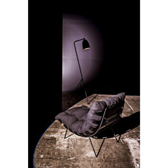 Asti Floor Lamp, Black Steel