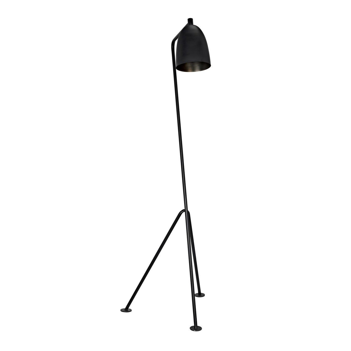 Asti Floor Lamp, Black Steel