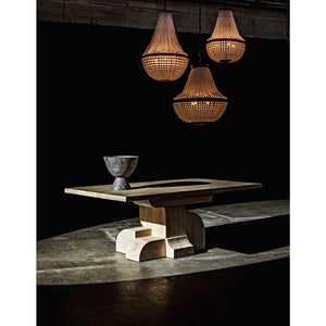 Mist Chandelier, Black Steel-Noir Furniture-Blue Hand Home