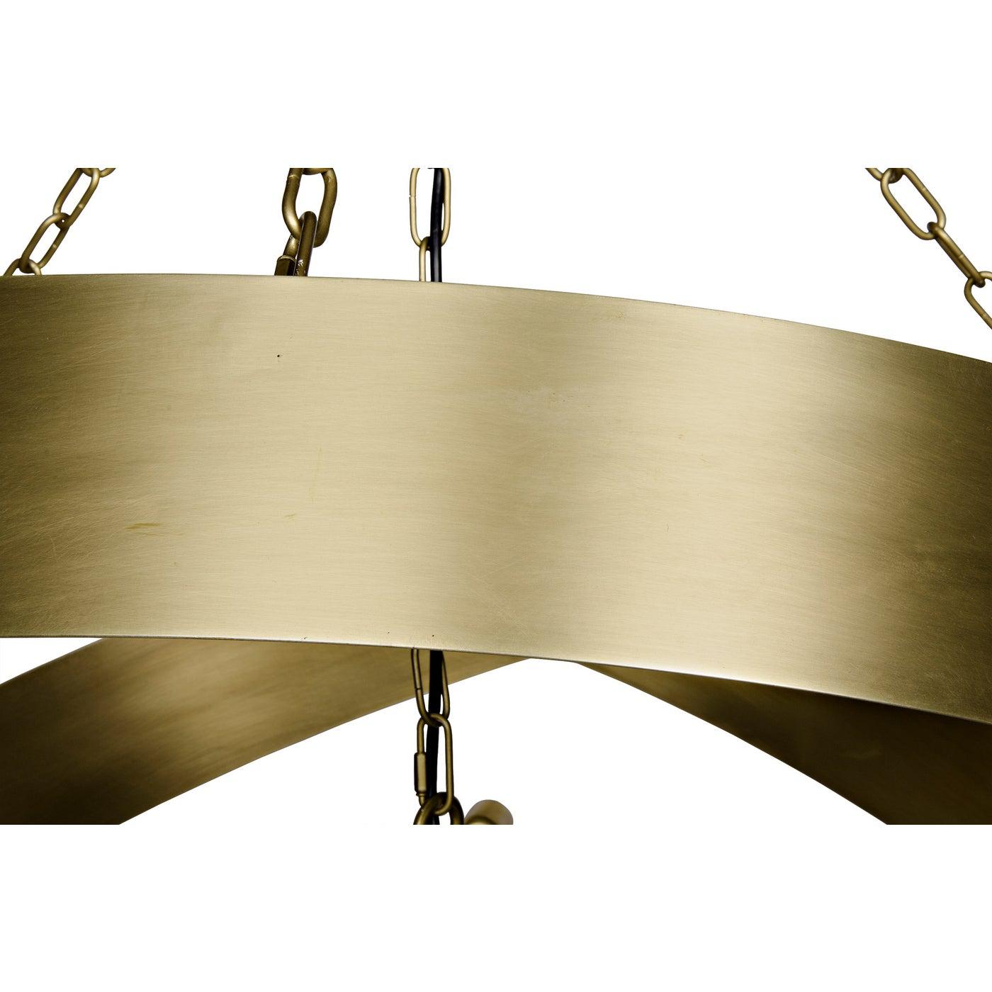 Orion Pendant, Metal with Brass Finish