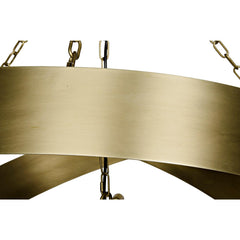 Orion Pendant, Metal with Brass Finish