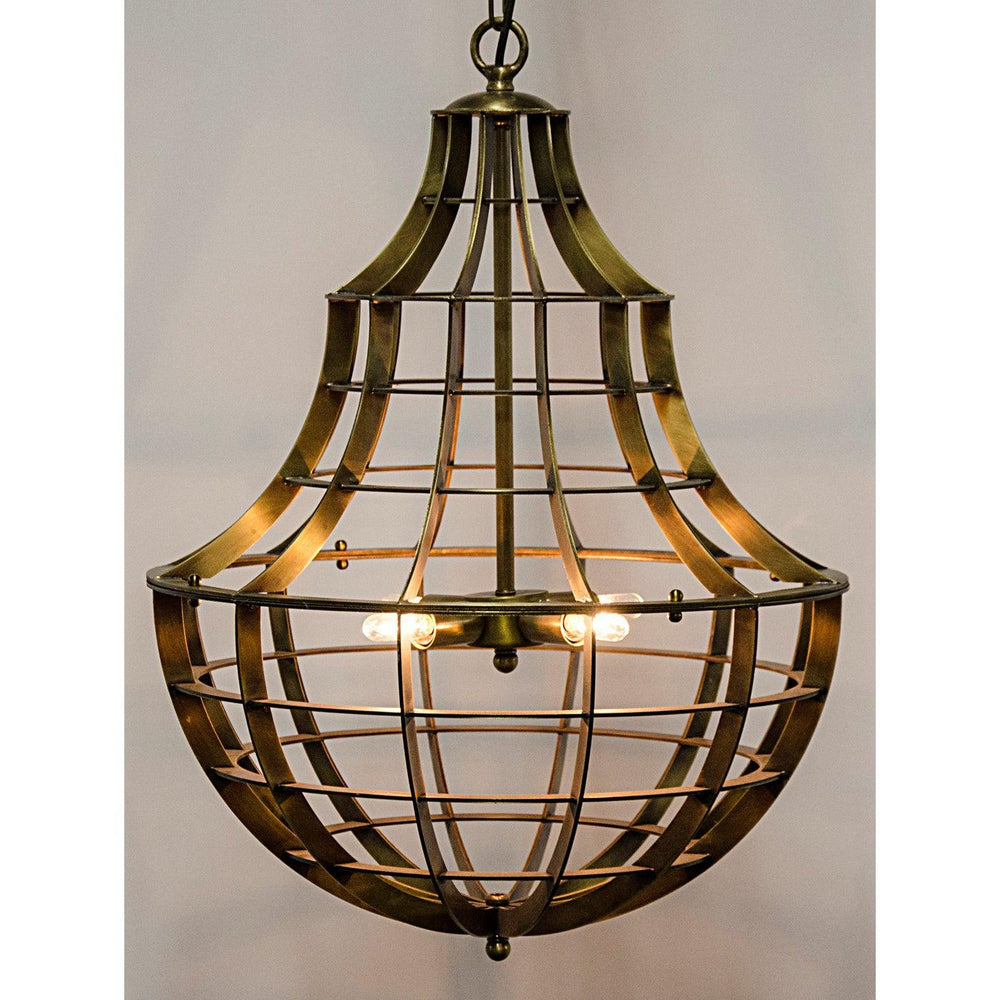 Ribcage Chandelier-Noir Furniture-Blue Hand Home