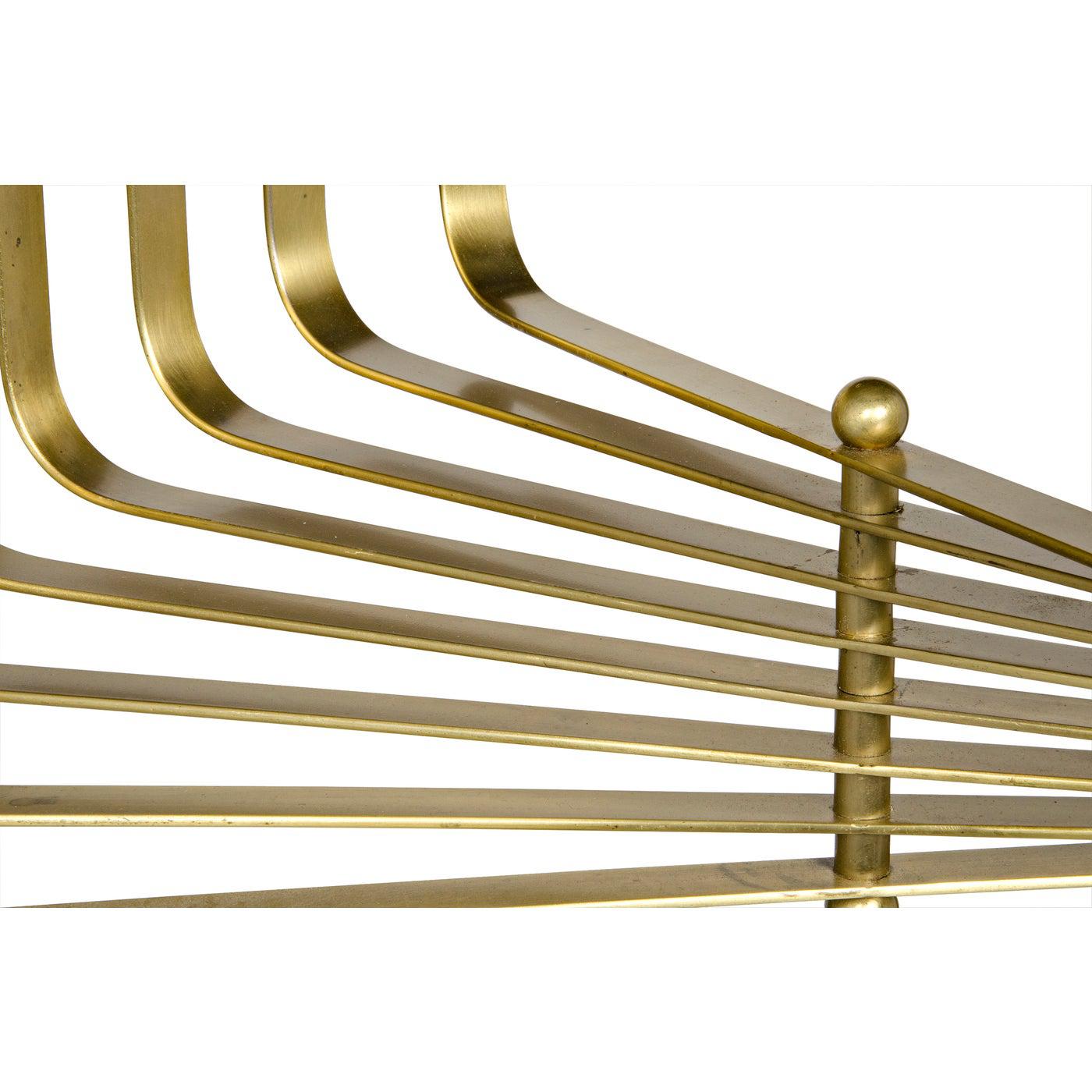 Dimaclema Chandelier, Small, Metal with Brass Finish