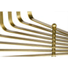 Dimaclema Chandelier, Small, Metal with Brass Finish-Noir Furniture-Blue Hand Home