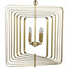 Dimaclema Chandelier, Small, Metal with Brass Finish-Noir Furniture-Blue Hand Home