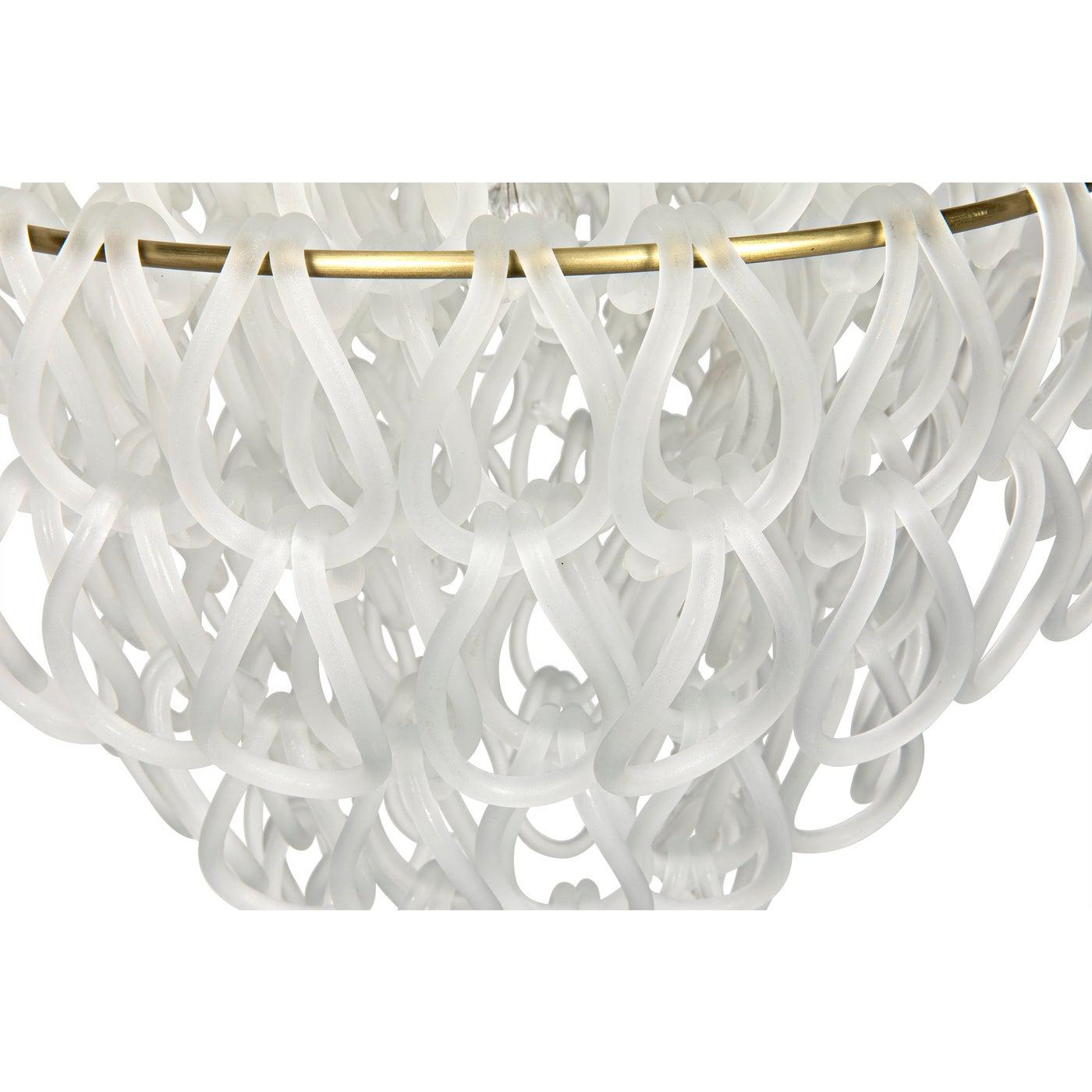 Dolce Vita Lamp, Small, Metal with Brass Finish and Glass