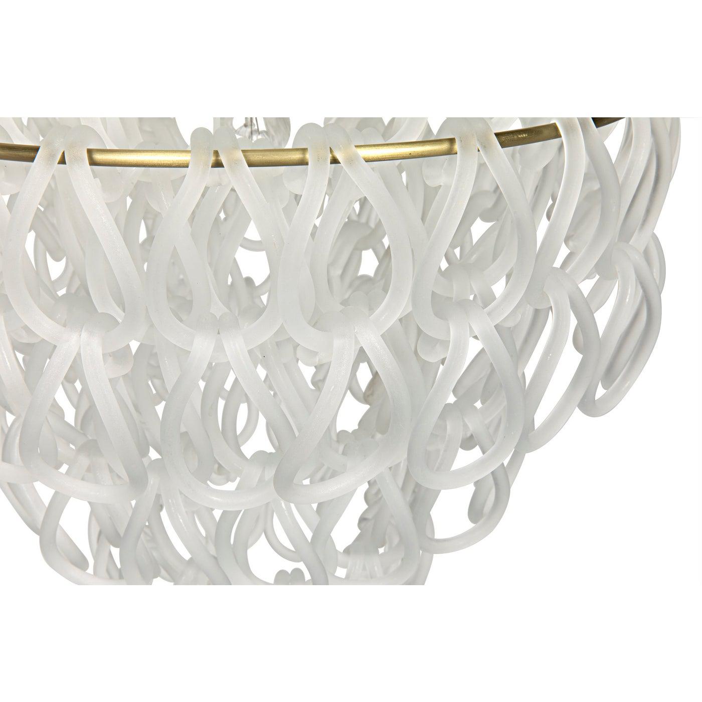 Dolce Vita Lamp, Small, Metal with Brass Finish and Glass