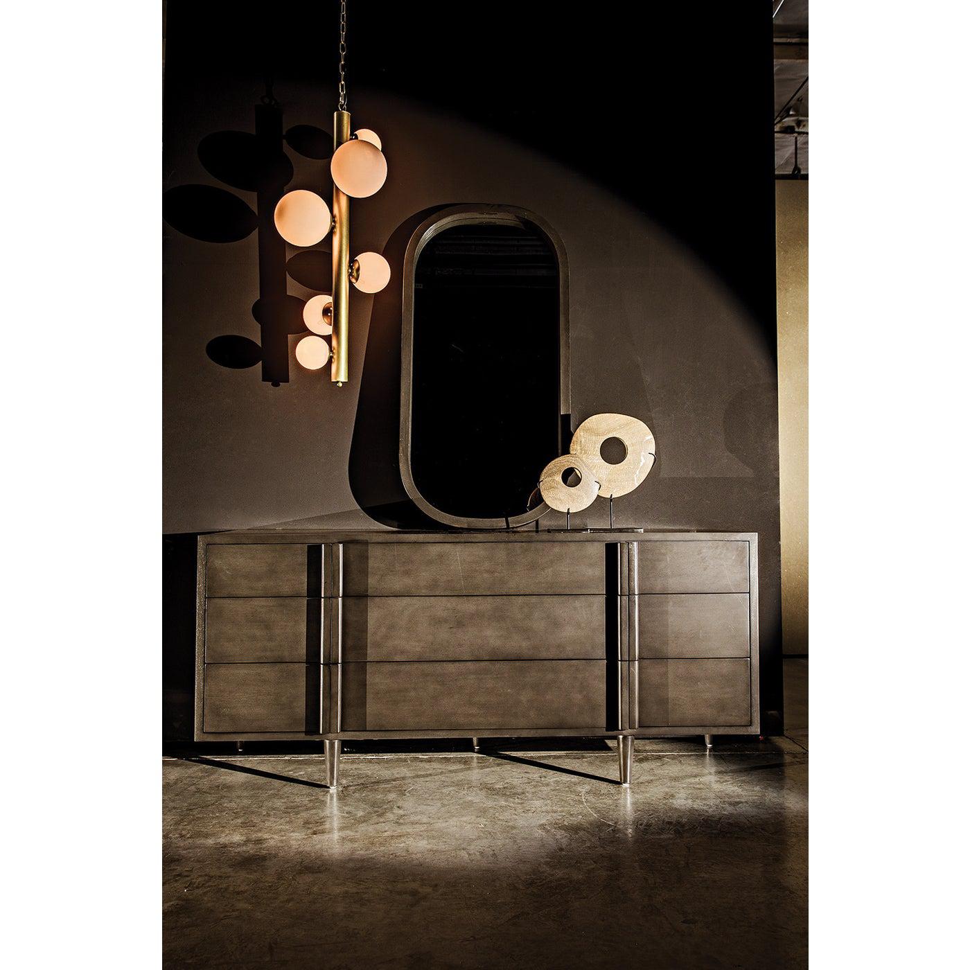 Orellana Chandelier, Metal with Brass Finish