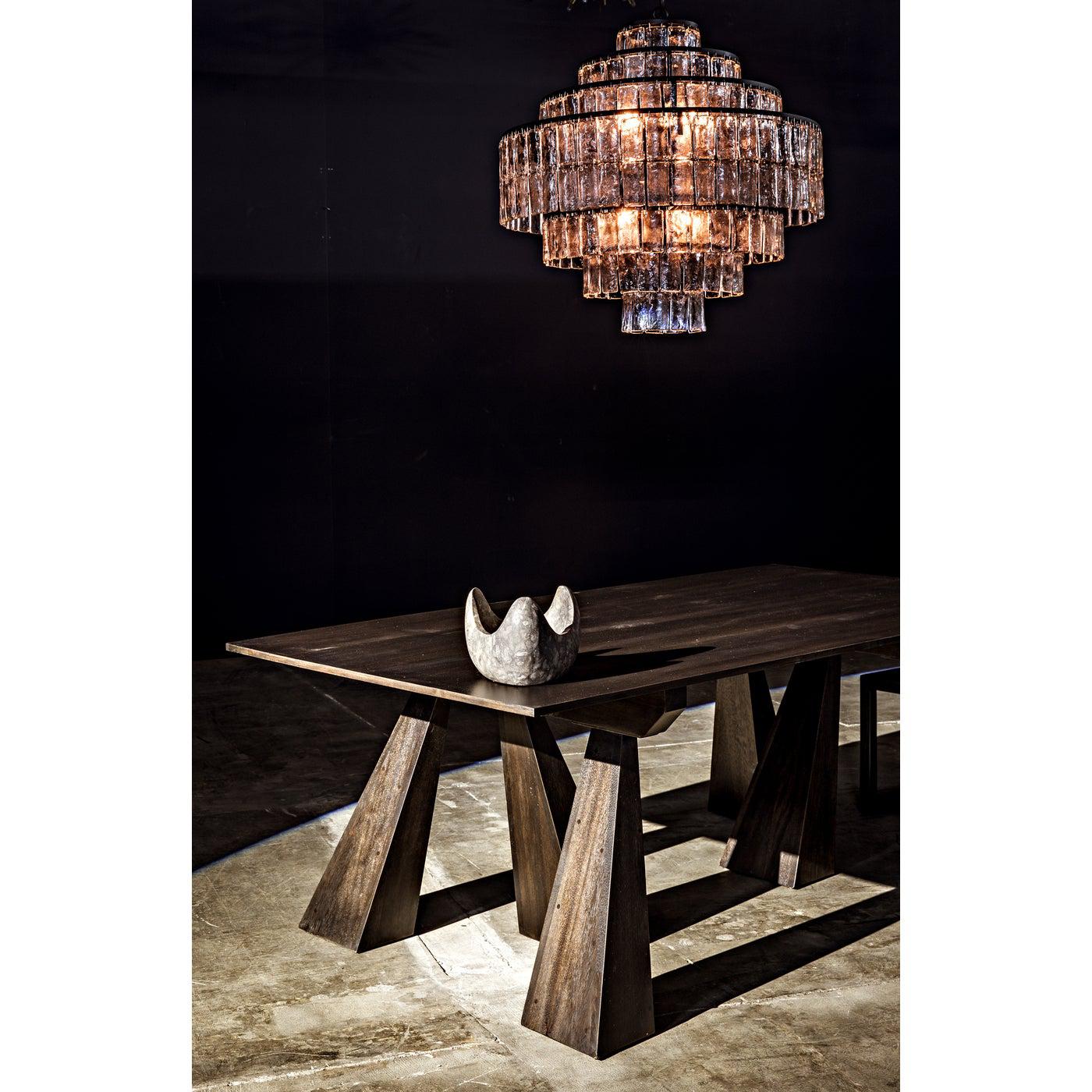 Satellite Chandelier, Black Steel