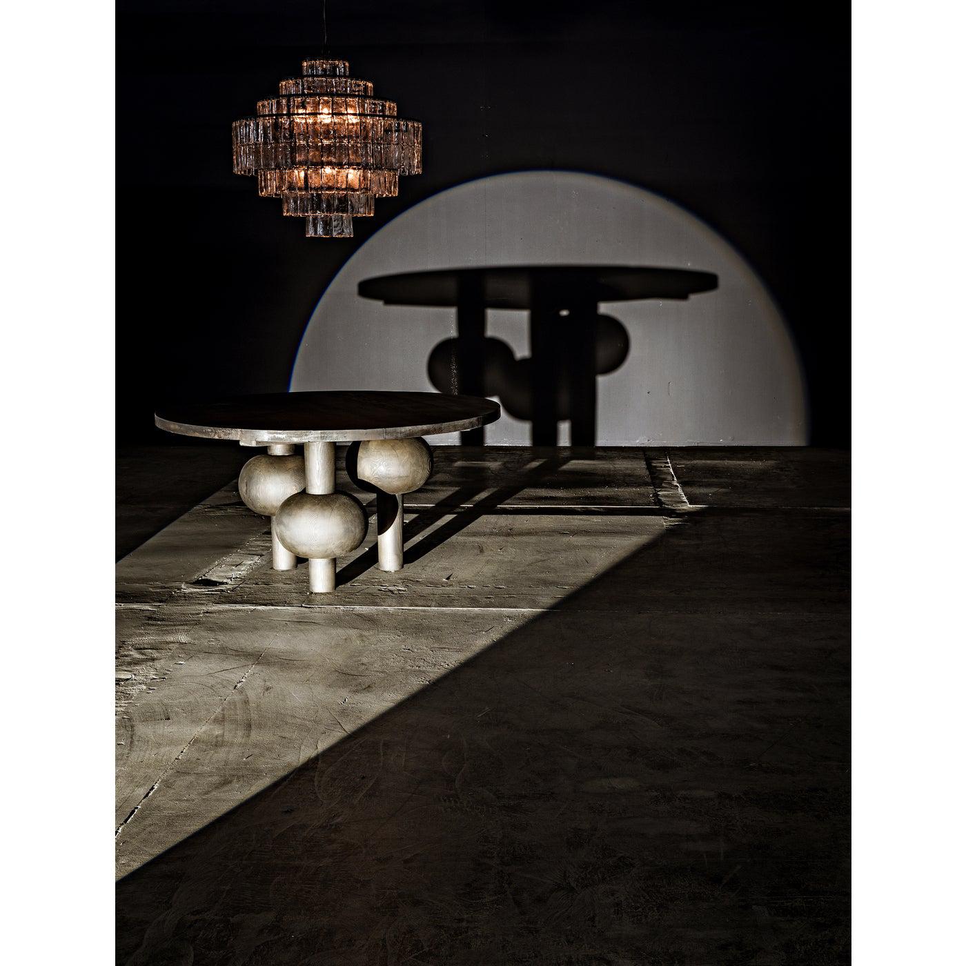 Satellite Chandelier, Black Steel