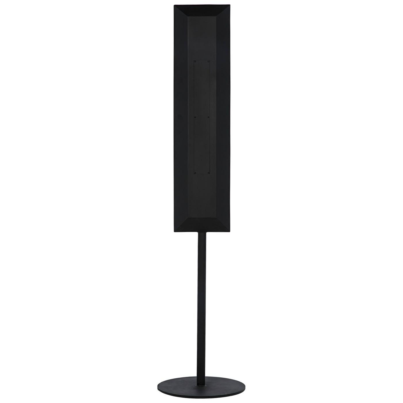 Signal Floor Light with Stand, Black Metal