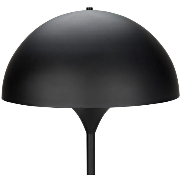 Cataracta Floor Lamp, Black Steel-Noir Furniture-Blue Hand Home