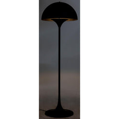 Cataracta Floor Lamp, Black Steel