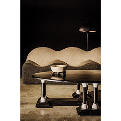 Cataracta Floor Lamp, Black Steel