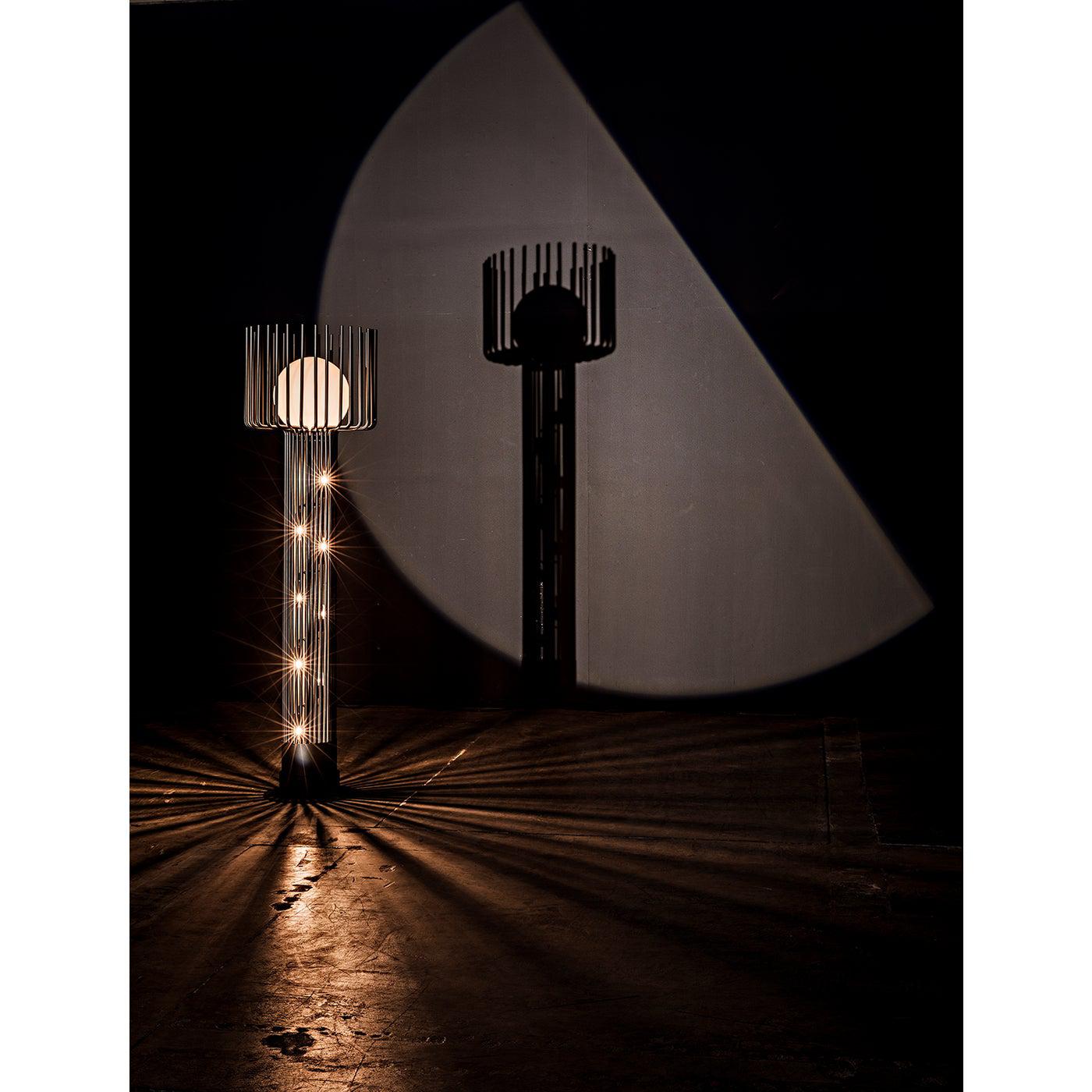 Lucis Floor Lamp, Black Steel