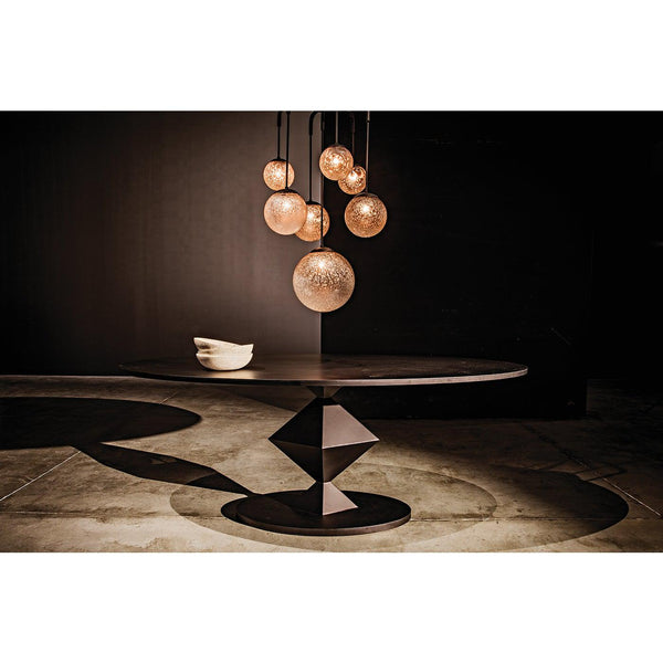 Artemis Chandelier, Steel with Black Finish-Noir Furniture-Blue Hand Home