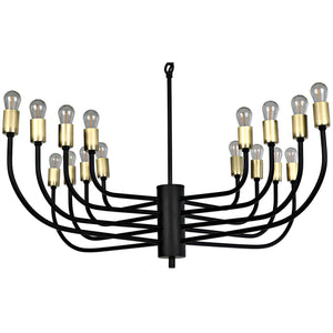 Claude Chandelier-Noir Furniture-Blue Hand Home