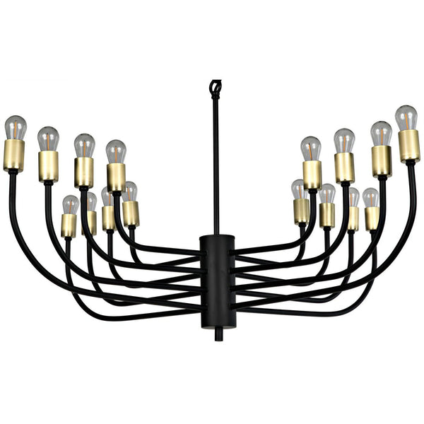 Claude Chandelier-Noir Furniture-Blue Hand Home