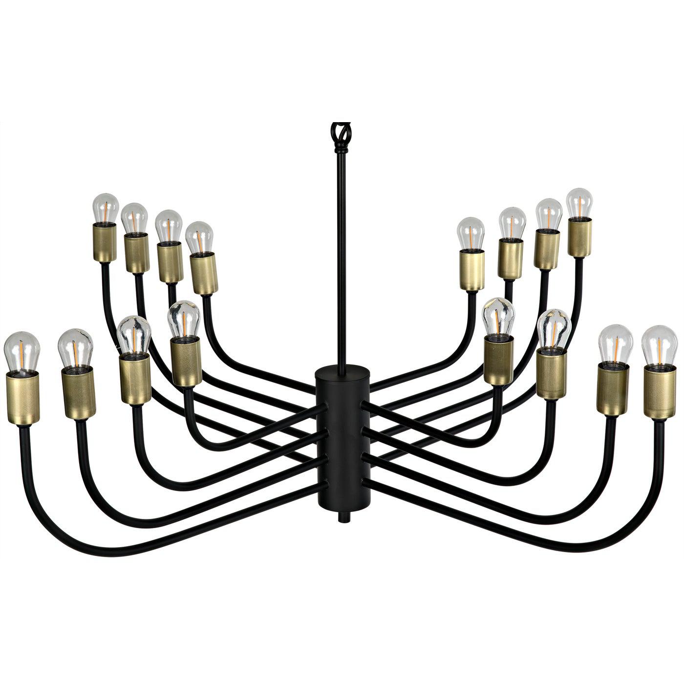 Claude Chandelier-Noir Furniture-Blue Hand Home