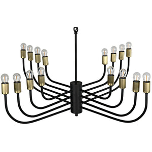 Claude Chandelier-Noir Furniture-Blue Hand Home