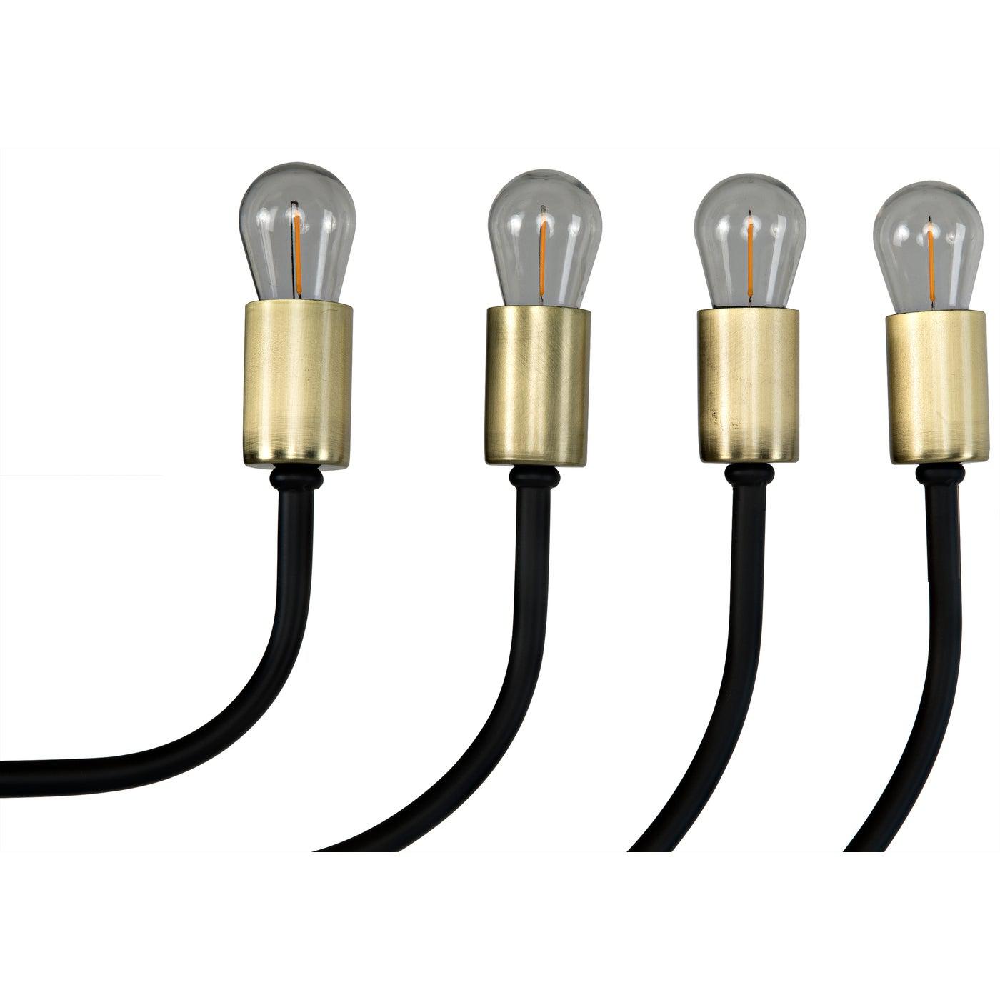 Claude Chandelier-Noir Furniture-Blue Hand Home