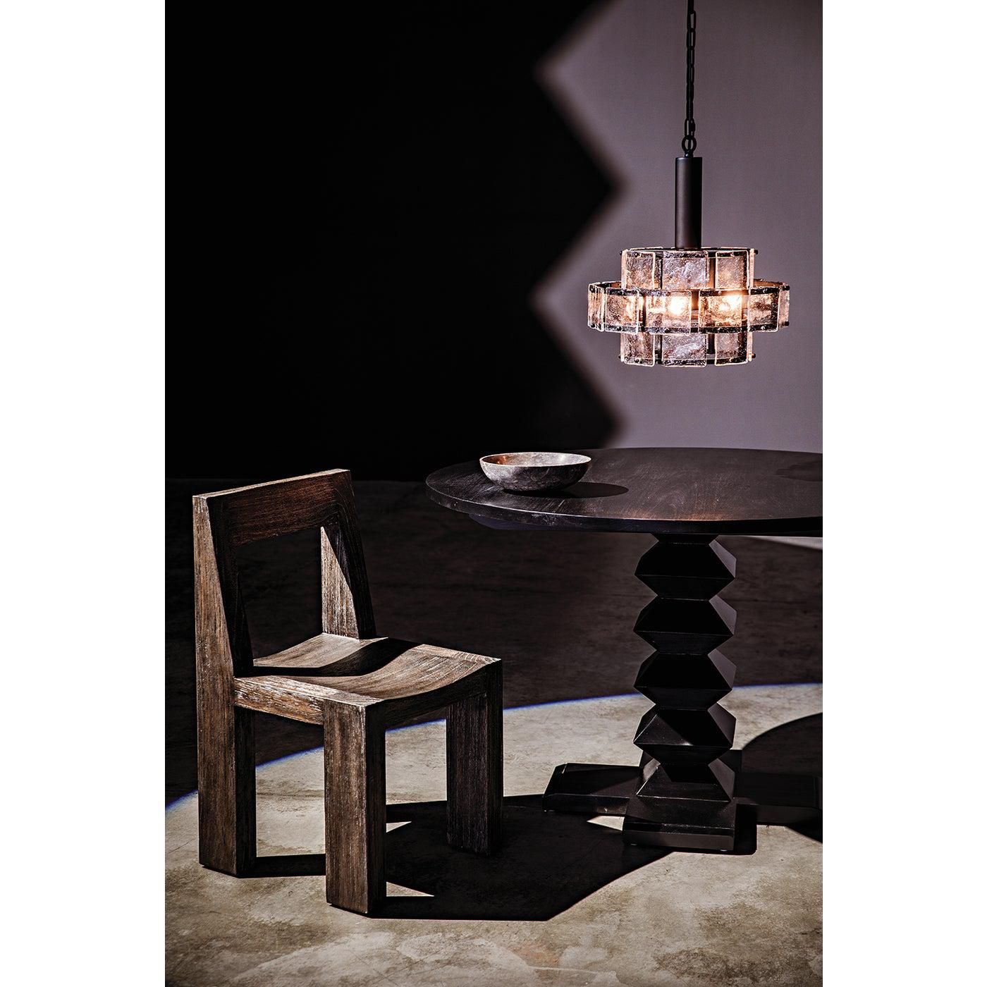 Bergdorf Pendant, Black Steel