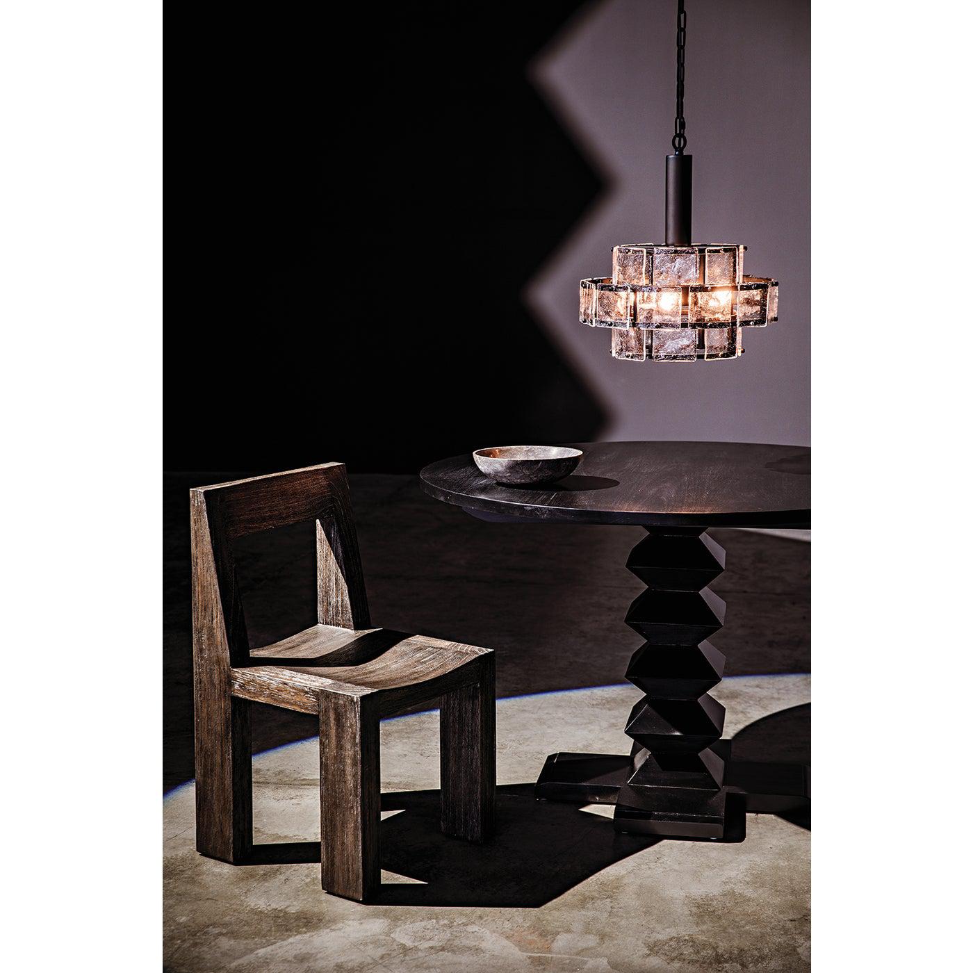 Bergdorf Pendant, Black Steel-Noir Furniture-Blue Hand Home