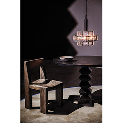 Bergdorf Pendant, Black Steel