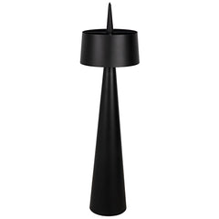 Moray Floor Lamp, Black Steel