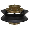 Arion Pendant, Steel with Brass Finish-Noir Furniture-Blue Hand Home