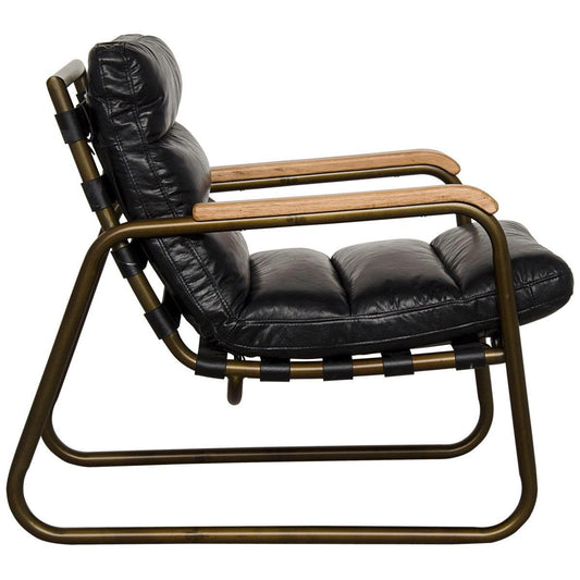 Noir Furniture Cowhide Arm Chair-Noir Furniture-Blue Hand Home