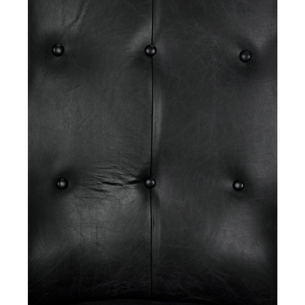 Noir Heracles Chair, Leather-Noir Furniture-Blue Hand Home