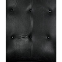 Noir Heracles Chair, Leather-Noir Furniture-Blue Hand Home