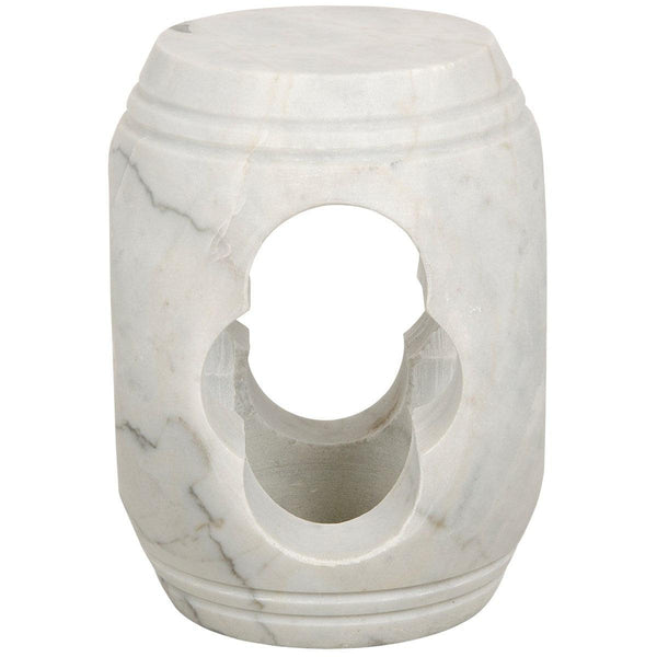 Noir Furniture Legend Side Table/Stool, Quartz-Noir Furniture-Blue Hand Home