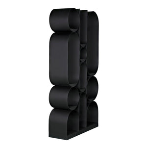 Letty Bookcase-Noir Furniture-Blue Hand Home