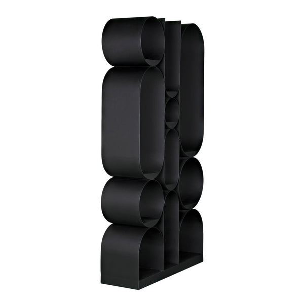 Letty Bookcase-Noir Furniture-Blue Hand Home