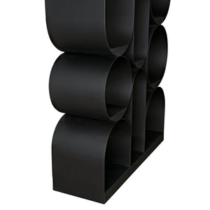 Letty Bookcase-Noir Furniture-Blue Hand Home
