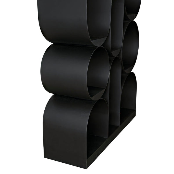 Letty Bookcase-Noir Furniture-Blue Hand Home