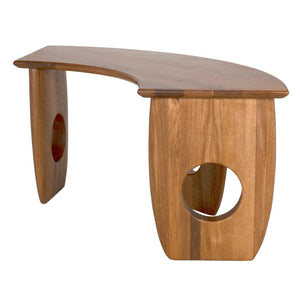 Noir Lobster Desk, Dark Walnut-Noir Furniture-Blue Hand Home