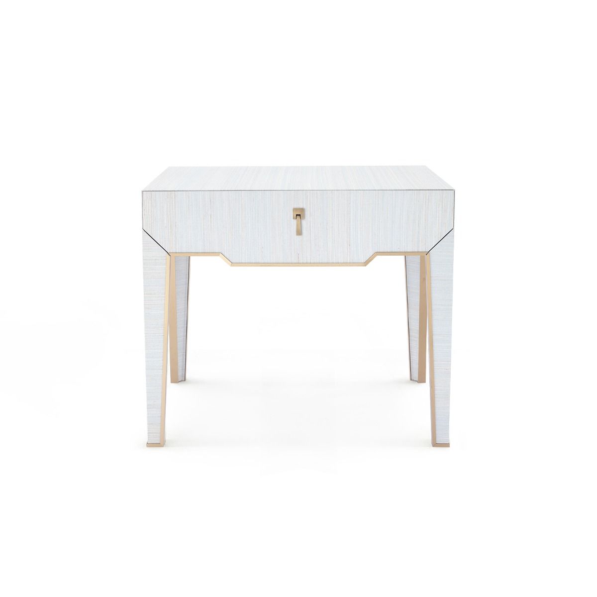 Villa & House - Madeline 1-drawer Side Table, Platinum-Bungalow 5-Blue Hand Home