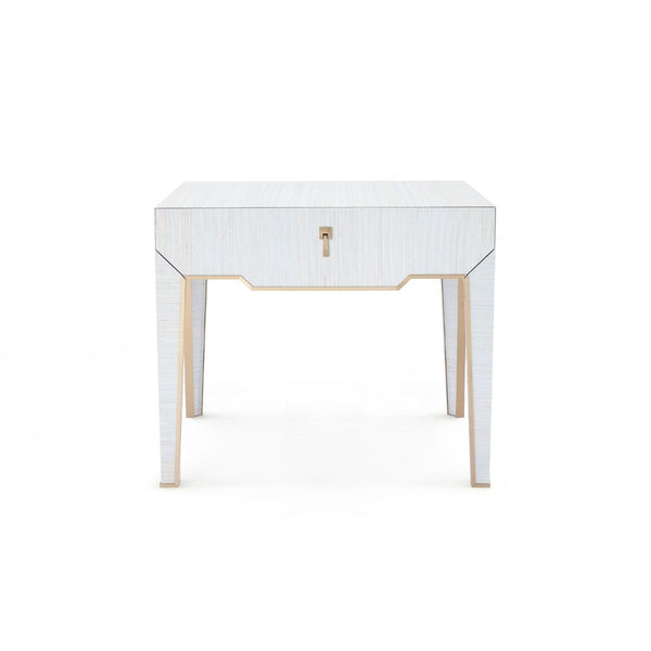 Villa & House - Madeline 1-drawer Side Table, Platinum-Bungalow 5-Blue Hand Home