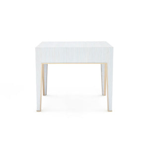 Villa & House - Madeline 1-drawer Side Table, Platinum-Bungalow 5-Blue Hand Home