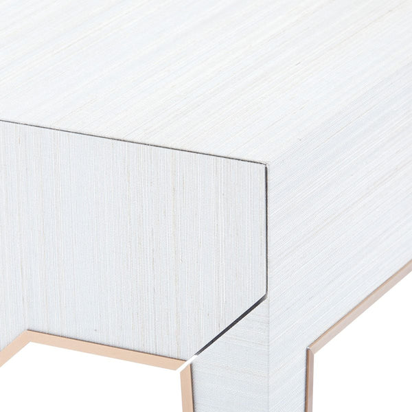 Villa & House - Madeline 1-drawer Side Table, Platinum-Bungalow 5-Blue Hand Home