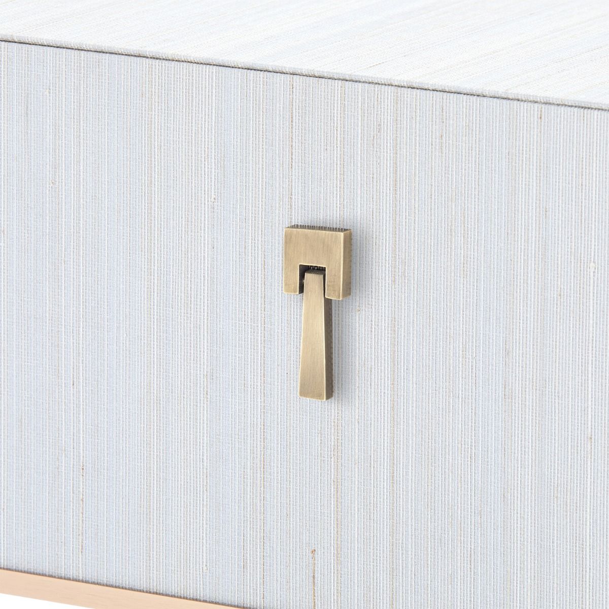 Villa & House - Madeline 1-drawer Side Table, Platinum-Bungalow 5-Blue Hand Home