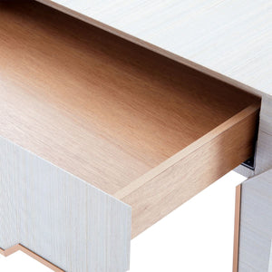 Villa & House - Madeline 1-drawer Side Table, Platinum-Bungalow 5-Blue Hand Home
