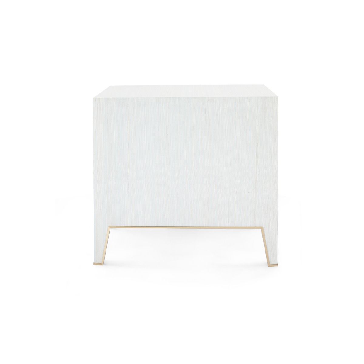 Villa & House - Madeline 3-drawer Side Table, Platinum-Bungalow 5-Blue Hand Home