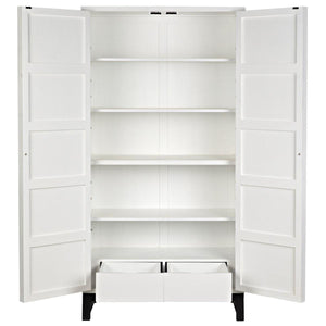 Noir Furniture Small Maharadscha Hutch, Solid White-Noir Furniture-Blue Hand Home